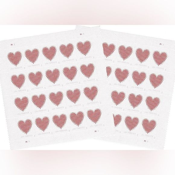 USPS Other - 100 Made of Hearts Forever Postage Stamps USPS Valentines Wedding Invitations